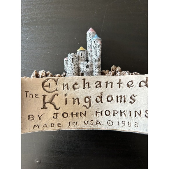 The Enchanted Kingdoms Castle John Hopkins Hand Painted Limited 1988 W/ Box #300 - Picture 7 of 13